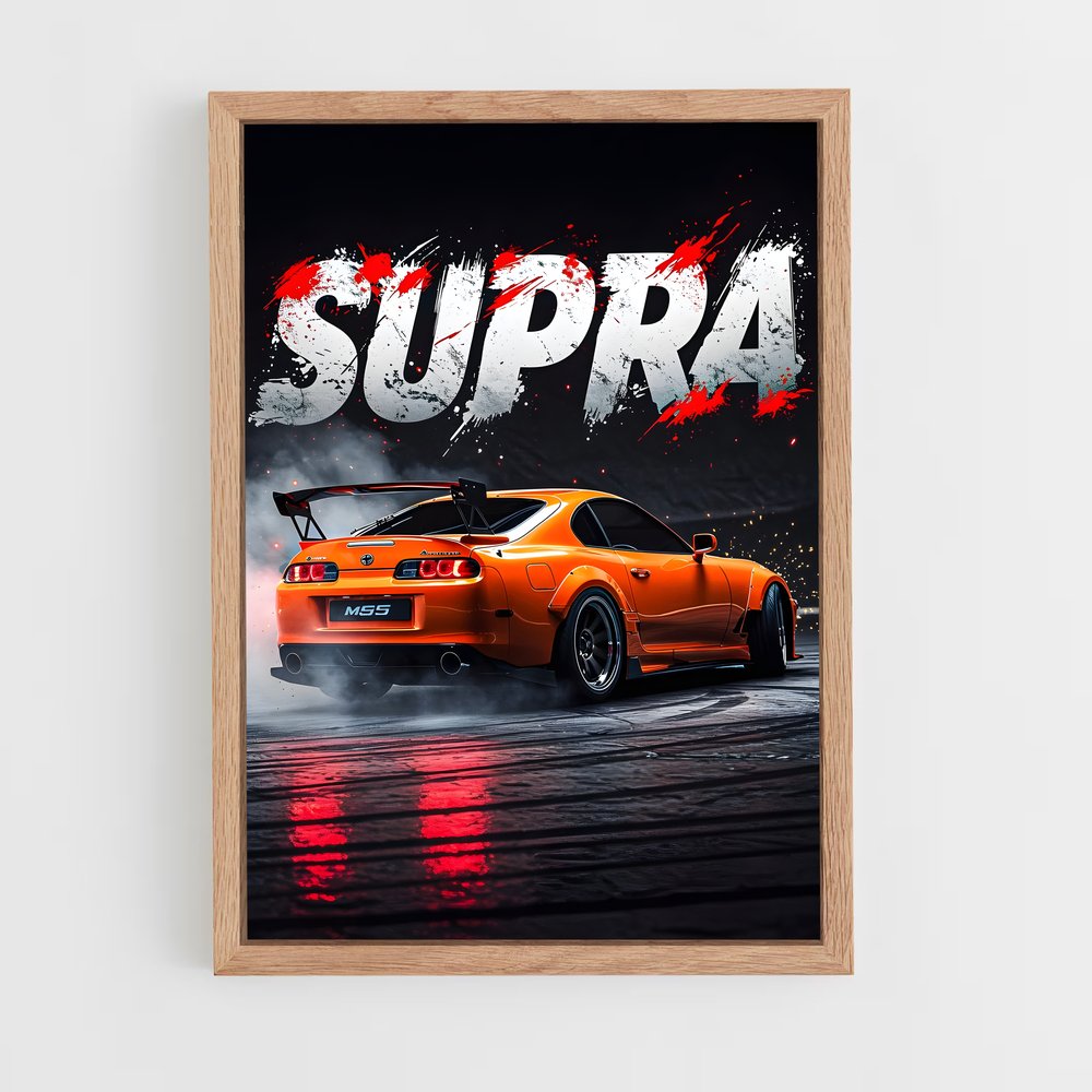 Poster Supra Supercar – affiche Toyota (vue 4)